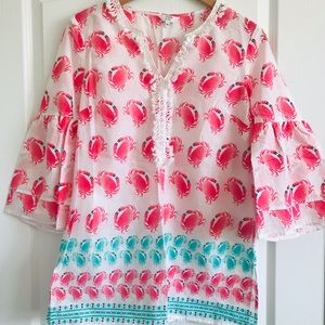 Crown & Evy Crab Tunic Top